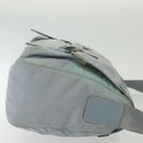 PRADA Shoulder Bag Nylon Light Blue Silver Auth ki5926-4