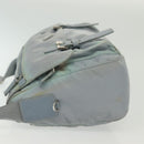 PRADA Shoulder Bag Nylon Light Blue Silver Auth ki5926-5