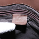 GUCCI GG Canvas Tote Bag Beige Brown Silver 31243 Auth ki5927-16