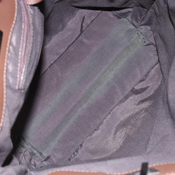 GUCCI GG Canvas Tote Bag Beige Brown Silver 31243 Auth ki5927