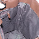 GUCCI GG Canvas Tote Bag Beige Brown Silver 31243 Auth ki5927-18