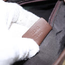 GUCCI GG Canvas Tote Bag Beige Brown Silver 31243 Auth ki5927-21