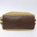 GUCCI GG Canvas Tote Bag Beige Brown Silver 31243 Auth ki5927-9