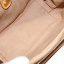 GUCCI Micro GG Supreme Hand Bag PVC Beige Gold 000 104 0030 Auth ki5931-17