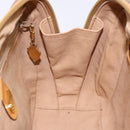 GUCCI Micro GG Supreme Hand Bag PVC Beige Gold 000 104 0030 Auth ki5931-18