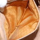 GUCCI Micro GG Supreme Hand Bag PVC Beige Gold 000 104 0030 Auth ki5931-20