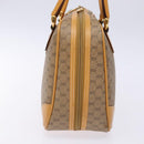 GUCCI Micro GG Supreme Hand Bag PVC Beige Gold 000 104 0030 Auth ki5931-4