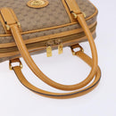 GUCCI Micro GG Supreme Hand Bag PVC Beige Gold 000 104 0030 Auth ki5931-7