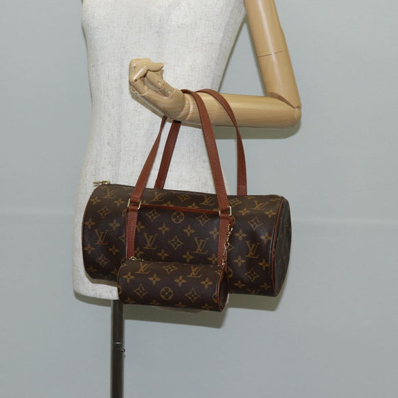 LOUIS VUITTON Monogram Papillon 30 Hand Bag M51385 LV Auth ki5936V