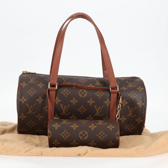LOUIS VUITTON Monogram Papillon 30 Hand Bag M51385 LV Auth ki5936V