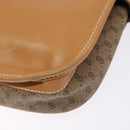 GUCCI Micro GG Supreme Shoulder Bag PVC Beige Gold Auth ki5939-16