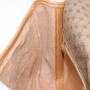 GUCCI Micro GG Supreme Shoulder Bag PVC Beige Gold Auth ki5939-20