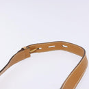 GUCCI Micro GG Supreme Shoulder Bag PVC Beige Gold Auth ki5939-8