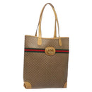 GUCCI Micro GG Supreme Web Sherry Line Tasche PVC Beige 002 904 0131 Auth ki5940-1