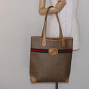 GUCCI Micro GG Supreme Web Sherry Line Tasche PVC Beige 002 904 0131 Auth ki5940-20