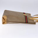 GUCCI Micro GG Supreme Web Sherry Line Tasche PVC Beige 002 904 0131 Auth ki5940-3