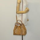 GUCCI Soho Hand Bag Enamel 2way Beige Gold 336751 Auth ki5942-24