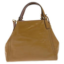 GUCCI Soho Hand Bag Enamel 2way Beige Gold 336751 Auth ki5942-2