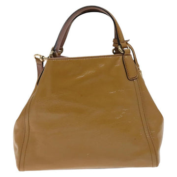 GUCCI Soho Hand Bag Enamel 2way Beige Gold 336751 Auth ki5942 - 0