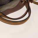 GUCCI Soho Hand Bag Enamel 2way Beige Gold 336751 Auth ki5942-8