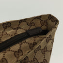 GUCCI GG Canvas Web Sherry Line Tote Bag Beige Green Red 131230 Auth ki5944-15