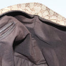 GUCCI GG Canvas Web Sherry Line Tote Bag Beige Green Red 131230 Auth ki5944-18