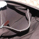 GUCCI GG Canvas Web Sherry Line Tote Bag Beige Green Red 131230 Auth ki5944-20