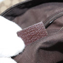 GUCCI GG Canvas Web Sherry Line Tote Bag Beige Green Red 131230 Auth ki5944-21