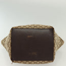 GUCCI GG Canvas Web Sherry Line Tote Bag Beige Green Red 131230 Auth ki5944-9