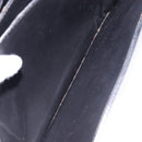 CELINE Horse Carriage Shoulder Bag Leather Black Gold Auth ki5948-22