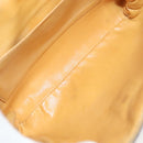 CELINE Macadam Canvas Shoulder Bag PVC Leather Brown Gold Auth ki5951-11