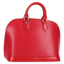 LOUIS VUITTON Epi Alma Hand Bag Castilian Red M52147 LV Auth ki5953V-1