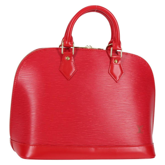 LOUIS VUITTON Epi Alma Hand Bag Castilian Red M52147 LV Auth ki5953V