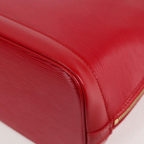 LOUIS VUITTON Epi Alma Hand Bag Castilian Red M52147 LV Auth ki5953V