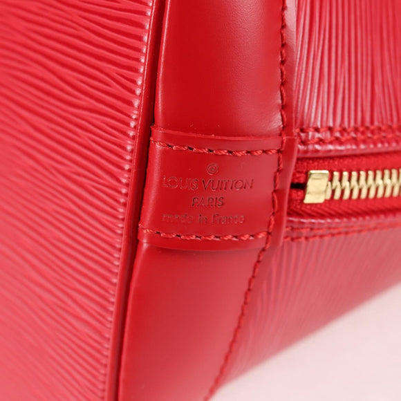 LOUIS VUITTON Epi Alma Hand Bag Castilian Red M52147 LV Auth ki5953V