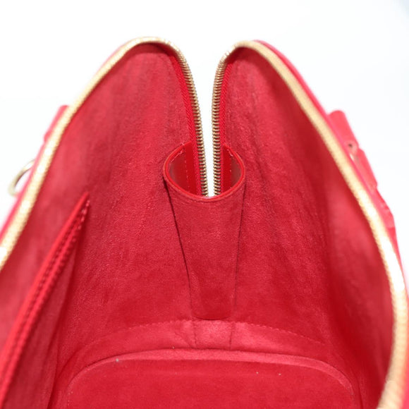 LOUIS VUITTON Epi Alma Hand Bag Castilian Red M52147 LV Auth ki5953V