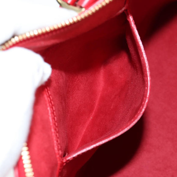 LOUIS VUITTON Epi Alma Hand Bag Castilian Red M52147 LV Auth ki5953V