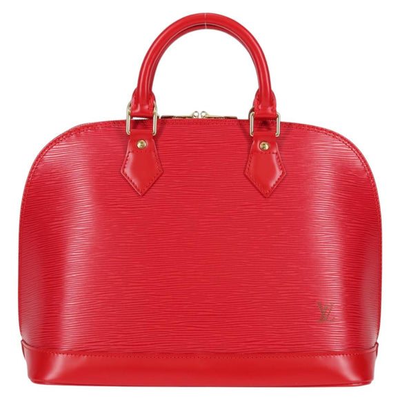 LOUIS VUITTON Epi Alma Hand Bag Castilian Red M52147 LV Auth ki5953V