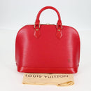 LOUIS VUITTON Epi Alma Hand Bag Castilian Red M52147 LV Auth ki5953V-12