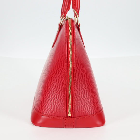 LOUIS VUITTON Epi Alma Hand Bag Castilian Red M52147 LV Auth ki5953V