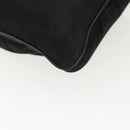 PRADA Shoulder Bag Nylon Black Silver Auth ki5954-12