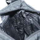 PRADA Shoulder Bag Nylon Black Silver Auth ki5954-21