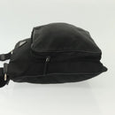 PRADA Shoulder Bag Nylon Black Silver Auth ki5954-5