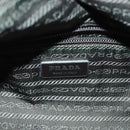 PRADA Shoulder Bag Nylon Khaki Silver Auth ki5956-19