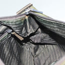 PRADA Shoulder Bag Nylon Khaki Silver Auth ki5956-20