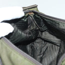 PRADA Shoulder Bag Nylon Khaki Silver Auth ki5956-21