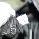 PRADA Shoulder Bag Nylon Khaki Silver Auth ki5956-12