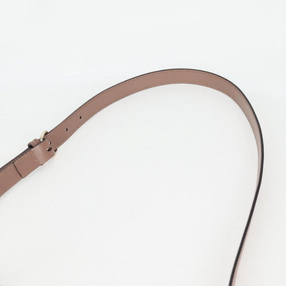 GUCCI GG Supreme Hand Bag PVC 2way Pink Gold 353440 Auth ki5957