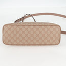 GUCCI GG Supreme Hand Bag PVC 2way Pink Gold 353440 Auth ki5957-5