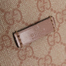 GUCCI GG Supreme Hand Bag PVC 2way Pink Gold 353440 Auth ki5957-20